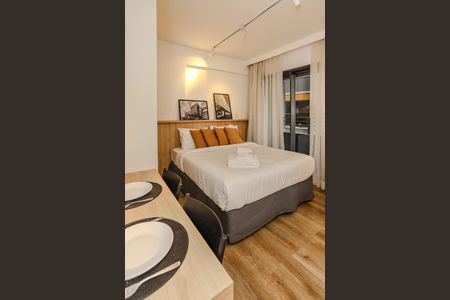 Apartamento à venda com 22m², 1 quarto e sem vaga Apartamento à venda com 22m², 1 quarto e sem vagaSala / Quarto