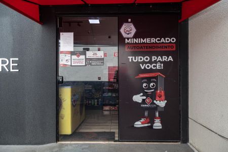 Studio para alugar com 26m², 1 quarto e sem vaga Studio para alugar com 26m², 1 quarto e sem vagaÁrea comum - Mercadinho