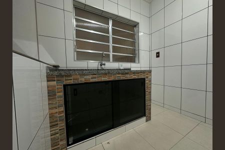 Cozinha de casa para alugar com 1 quarto, 40m² em Eldorado, São Bernardo do Campo
