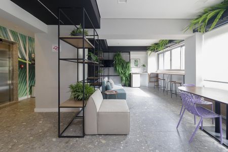 Studio para alugar com 24m², 1 quarto e sem vagaHall social