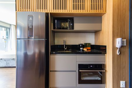 Studio para alugar com 24m², 1 quarto e sem vagaCozinha