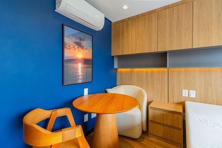 Detalhe Sala de kitnet/studio para alugar com 1 quarto, 24m² em Vila Cordeiro, São Paulo