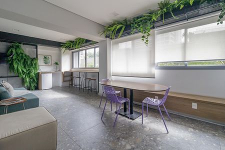 Studio para alugar com 24m², 1 quarto e sem vagaHall social
