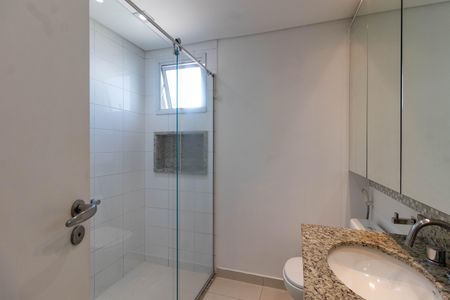 Apartamento para alugar com 130m², 3 quartos e 2 vagasBanheiro da Suíte 1