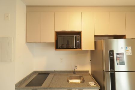 Cozinha de kitnet/studio para alugar com 1 quarto, 31m² em Vila Mariana, São Paulo