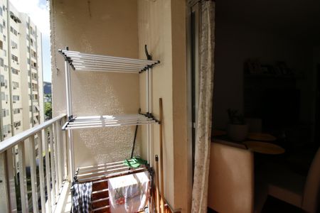 Varanda da Sala de apartamento à venda com 2 quartos, 55m² em Jacarepaguá, Rio de Janeiro