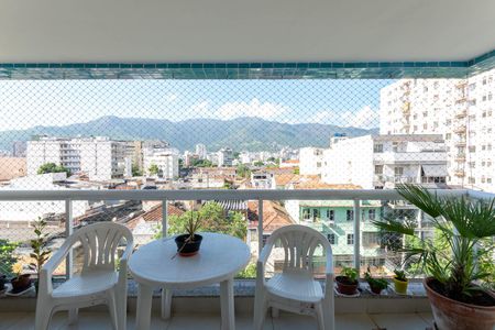 Varanda da Sala de apartamento à venda com 3 quartos, 67m² em Vila Isabel, Rio de Janeiro