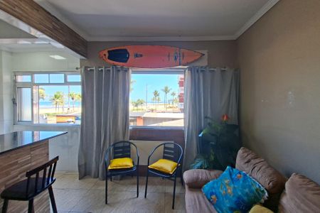 Sala de apartamento para alugar com 1 quarto, 90m² em Vila Tupi, Praia Grande