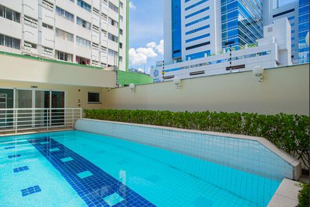 Studio para alugar com 35m², 1 quarto e 1 vaga Studio para alugar com 35m², 1 quarto e 1 vagaÁrea comum - Piscina
