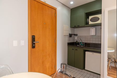 Studio para alugar com 35m², 1 quarto e 1 vaga Studio para alugar com 35m², 1 quarto e 1 vagaCozinha