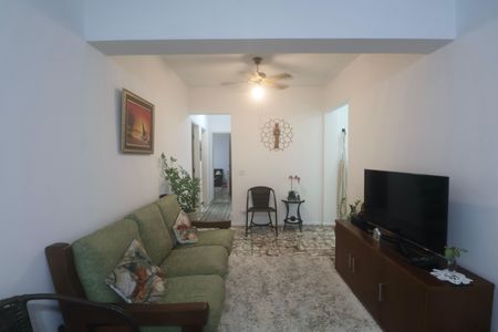 Sala de apartamento para alugar com 2 quartos, 72m² em Barra Funda, Guarujá