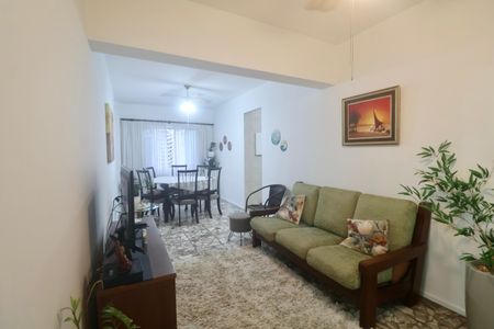 Sala de apartamento para alugar com 2 quartos, 72m² em Barra Funda, Guarujá