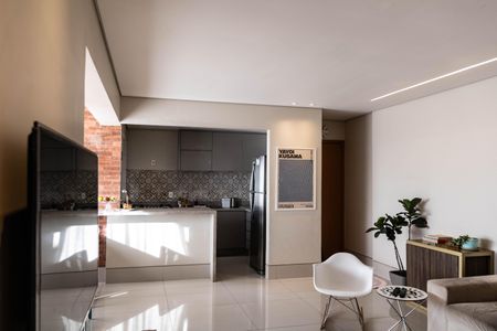 Sala de apartamento à venda com 3 quartos, 88m² em Nova Suíça, Belo Horizonte