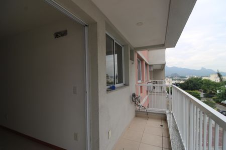 Sala - Varanda de apartamento para alugar com 3 quartos, 120m² em Taquara, Rio de Janeiro
