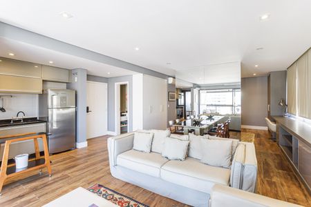 Apartamento para alugar com 86m², 1 quarto e 1 vagaSala
