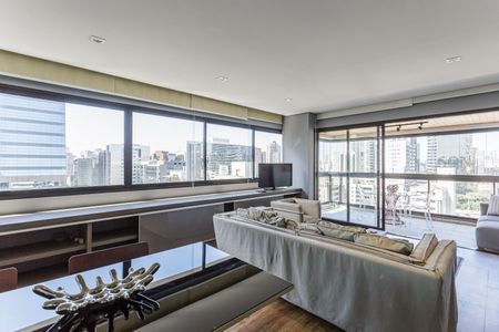 Apartamento para alugar com 86m², 1 quarto e 1 vagaSala