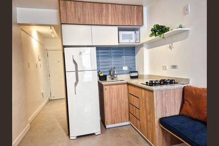 Studio para alugar com 30m², 1 quarto e sem vaga Studio para alugar com 30m², 1 quarto e sem vagaCozinha