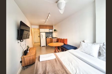Studio para alugar com 30m², 1 quarto e sem vaga Studio para alugar com 30m², 1 quarto e sem vagaSala/Quarto