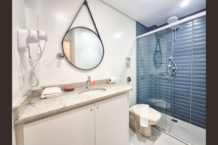 Studio para alugar com 30m², 1 quarto e sem vaga Studio para alugar com 30m², 1 quarto e sem vagaBanheiro