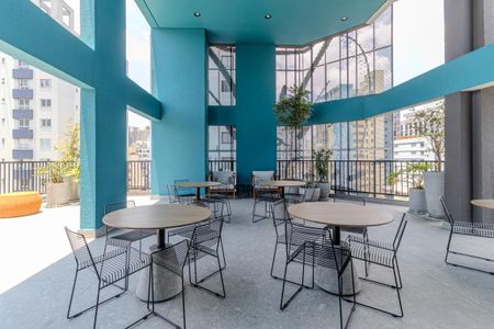 Studio à venda com 23m², 1 quarto e sem vagaChurrasqueira
