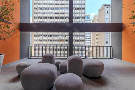 Studio à venda com 23m², 1 quarto e sem vagaÁrea Externa