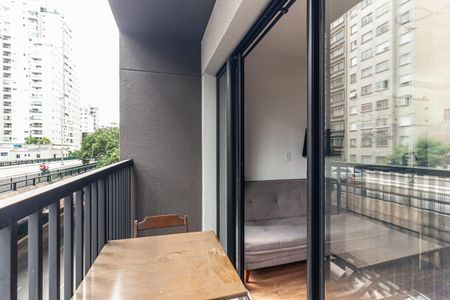 Varanda do Studio de kitnet/studio à venda com 1 quarto, 23m² em Vila Buarque, São Paulo