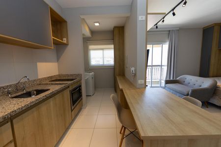 Studio para alugar com 34m², 1 quarto e sem vaga Studio para alugar com 34m², 1 quarto e sem vagaSala_Cozinha_Quarto