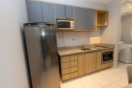 Sala_Cozinha_Quarto de kitnet/studio para alugar com 1 quarto, 34m² em Tamboré, Barueri