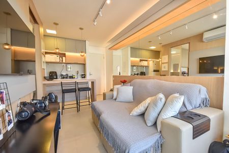 Sala de apartamento à venda com 1 quarto, 37m² em Vila Mariana, São Paulo