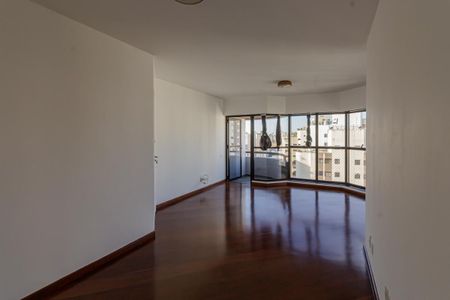 Sala de apartamento para alugar com 3 quartos, 107m² em Indianópolis, São Paulo