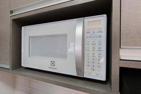 Apartamento à venda com 33m², 1 quarto e 1 vaga Apartamento à venda com 33m², 1 quarto e 1 vagaCozinha e área de serviço