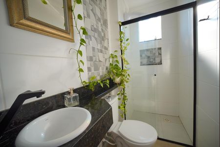 Banheiro de apartamento para alugar com 1 quarto, 55m² em Ingleses do Rio Vermelho, Florianópolis