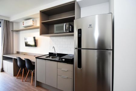 Studio para alugar com 28m², 1 quarto e sem vaga Studio para alugar com 28m², 1 quarto e sem vagacozinha