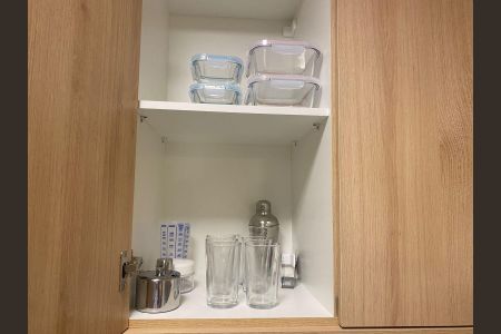 Cozinha de kitnet/studio à venda com 1 quarto, 44m² em Consolação, São Paulo