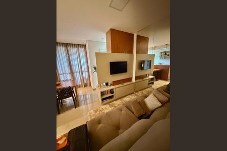 Sala de apartamento para alugar com 2 quartos, 59m² em Santa Mônica, Uberlândia