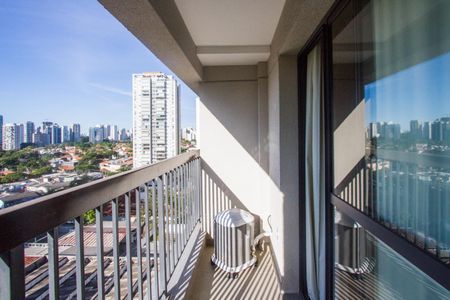 Varanda do Studio de kitnet/studio à venda com 1 quarto, 24m² em Vila Cordeiro, São Paulo