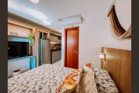 Studio para alugar com 25m², 1 quarto e 1 vaga Studio para alugar com 25m², 1 quarto e 1 vagaQuarto