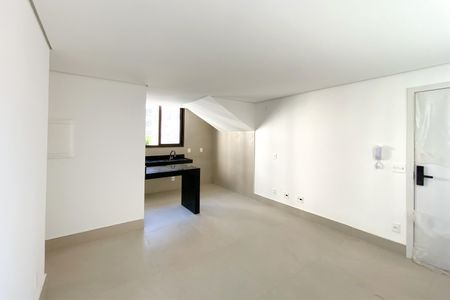 Sala de apartamento à venda com 2 quartos, 60m² em Lourdes, Belo Horizonte