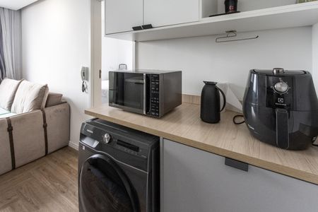 Apartamento à venda com 24m², 1 quarto e sem vaga Apartamento à venda com 24m², 1 quarto e sem vagaCozinha e Área de Serviço