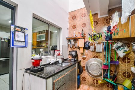 Área de Serviço de casa à venda com 2 quartos, 84m² em Campestre, Santo André