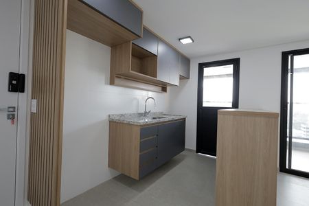 Cozinha de apartamento para alugar com 2 quartos, 58m² em Jardim, Santo André