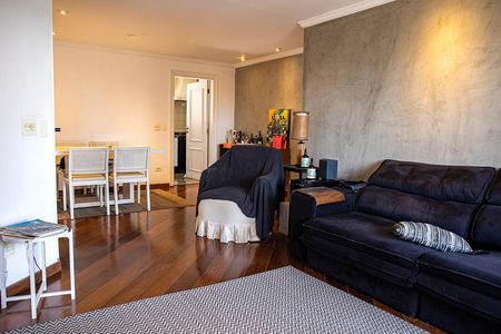 Sala de apartamento à venda com 3 quartos, 111m² em Campo Belo, São Paulo