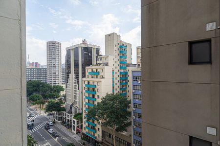 Vista da Varanda da Sala de apartamento para alugar com 1 quarto, 40m² em Bela Vista, São Paulo