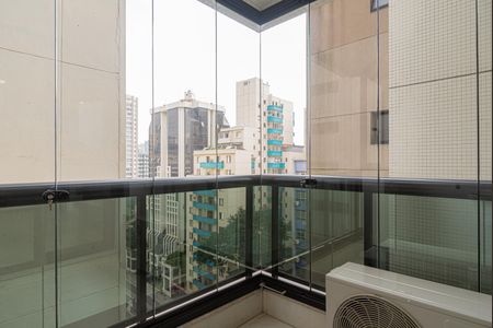 Varanda da Sala de apartamento para alugar com 1 quarto, 40m² em Bela Vista, São Paulo