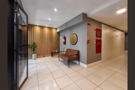Apartamento à venda com 62m², 2 quartos e 1 vagaFachada e portaria