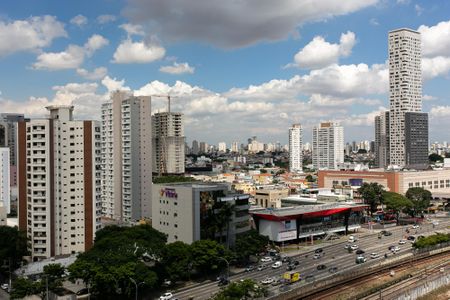 Vista da Varanda da Sala de apartamento para alugar com 1 quarto, 41m² em Tatuapé, São Paulo