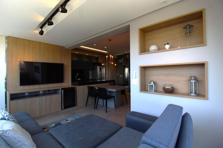 Sala de apartamento para alugar com 1 quarto, 53m² em Vila Olímpia, São Paulo