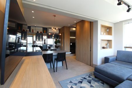 Sala de apartamento para alugar com 1 quarto, 53m² em Vila Olímpia, São Paulo