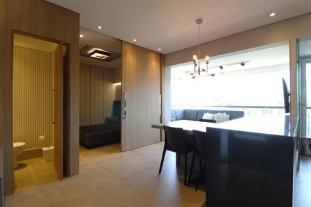 Sala de apartamento para alugar com 1 quarto, 53m² em Vila Olímpia, São Paulo