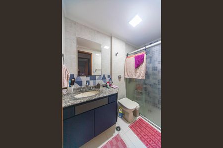Banheiro  de apartamento à venda com 3 quartos, 86m² em Campestre, Santo André